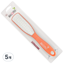 벨로티 반영구 양면 발각질제거기, PD-256CM(코랄색), 5개