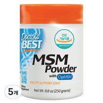 [쿠팡수입] 닥터스베스트 MSM 파우더, 5개, 250g