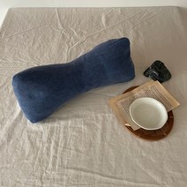 아미앙스 목편한 바이오비드폼베개, 네이비