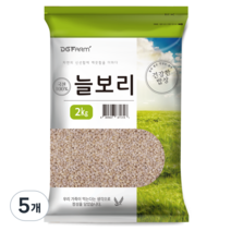 대구농산 국산 늘보리쌀, 2kg, 5개