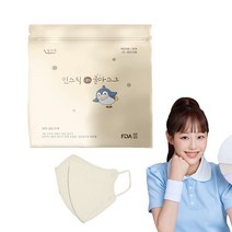 인스픽 -3°C 쿨마스크 소형, 베이지, 1개, 25개입
