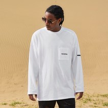 고스트리퍼블릭 포켓 오버핏 캐주얼 긴팔 티셔츠 GLT-946