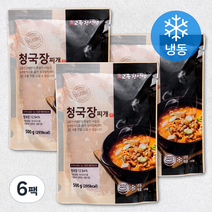 교동전선생 삼백육십오일 집국 청국장찌개 (냉동), 500g, 6팩