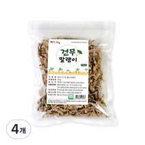 청진담 유기농 월동 무말랭이, 500g, 4개