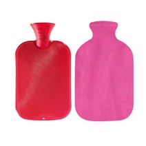 파쉬 양면빗살 핫팩 물주머니 2L 랜덤 발송 + 도톰폴리커버 핑크, 1세트