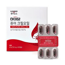 일동후디스 하이뮨 퓨어 크릴오일 45g, 60정, 1개