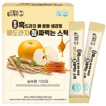 고철남헬스케어 발효 흑도라지 배 쌍화 생강청 배도라지 청 짜먹는 실속형 스틱, 1000ml, 1박스