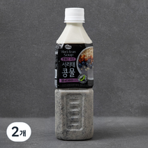 맑은물에 참좋은 국산 서리태콩물, 500ml, 2개
