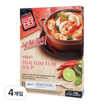홈쿡 타이 똠양꿍 수프, 270g, 4개입