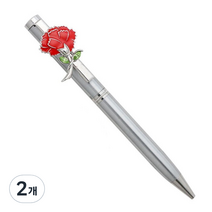 CRICRI 미니아트 카네이션볼펜 0.7mm B1306, 혼합 색상, 2개