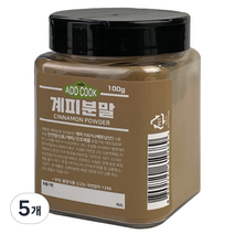 애드쿡 계피분말, 5개, 100g