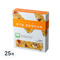 유가원 유기농 콘후레이크바, 20g, 25개