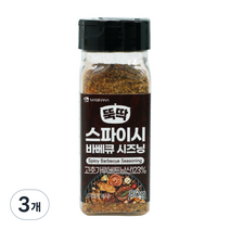 마시하나 뚝딱 스파이시 바베큐 시즈닝, 80g, 3개