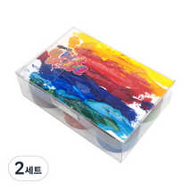 신우팩토리 도안없는 마스킹테이프 12색, 유화 테이프, 2세트