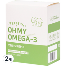 펫턴바이오 오마이 오메가 3 강아지 고양이 2ml x 30p, 2개, 오메가3