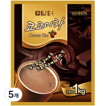 담터 코코아차덕용 코코아, 1kg, 1개, 5개