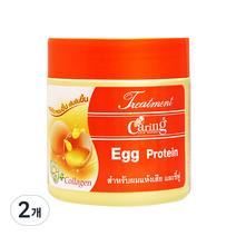 케어링 에그 프로틴 헤어 트리트먼트 대용량, 500ml, 2개