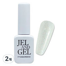 메이브라운 젤앤젤 글리터 젤네일, 01 B_JGG46 히아신스, 9g, 2개