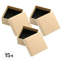 스페셜 모던 선물상자 9.5 x 9.5 cm, 크라프트, 15개