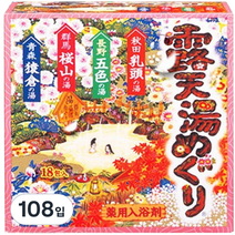 온천기행 입욕제 노천, 30g, 108입