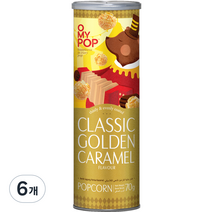 오마이팝 팝콘 골든카라멜, 70g, 6개