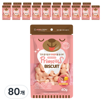 CY요셉트레이딩 강아지 프리미요 치아관리 비스켓 40g, 80개, 미트 + 치즈 혼합맛
