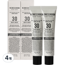 더블유드레스룸 퍼퓸 핸드크림 No 30 화이트머스크, 4개, 50ml