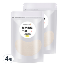 허브나래 국내산 볶은 율무 가루 분말, 300g, 4개