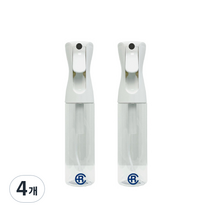 에어라파 분무기 300ml, 크리스탈 화이트, 4개
