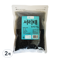 청그루 서리태, 1kg, 2개