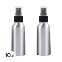 DM 뷰티 스프레이 알루미늄 공병 100ml, 블랙, 10개