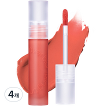 루나 오버 블러 픽싱 립틴트, 5호 코랄 브리즈, 4.5g, 4개