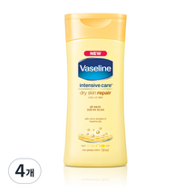 바세린 드라이 스킨 리페어 로션, 120ml, 4개