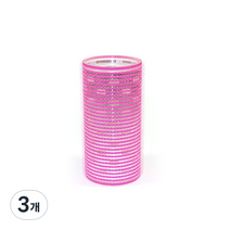 코쿼드 대왕 앞머리 구르프 105 x 50 mm, 진한 핑크, 3개