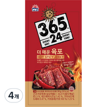 해표 365 24 더 매운 육포, 30g, 4개