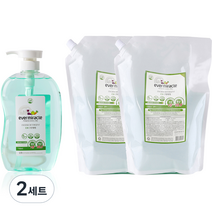 에버미라클 EM 주방세제 750ml + 리필 1.5L x 2p, 2세트