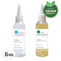 글로우몬스터 프리미엄 청귤 추출물 100ml + 3Kda 올리고 히알루론산 2% 원액 100ml, 6세트