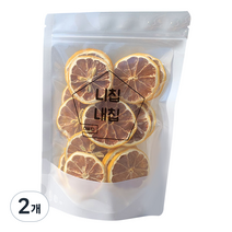 니칩내칩 씨있는 건조 레몬 과일칩, 40g, 2개