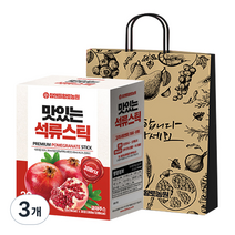 참앤들황토농원 맛있는 석류스틱 + 쇼핑백, 360g, 3개