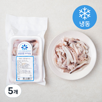 국내산 오징어슬라이스 (냉동), 300g, 5개