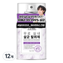 무로 실내 에어컨 살균 탈취제 플로럴머스크향, 155g, 12개