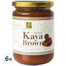 카야하우스 카야잼 브라운, 400g, 6개