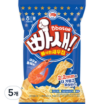 빠새 새우칩, 60g, 5개