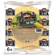 아즈테카 옥수수 앤 밀또띠야, 320g, 6개