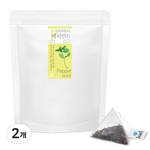 티에 페퍼민트 삼각 티백, 1g, 80개입, 2개