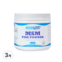 MSMPURE 파인파우더, 3개, 250g