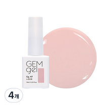 아이빛 네일아트 젬젤 컬러 젤네일 10ml, 47 노랑분홍, 4개