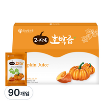 오가닉가든 고이담은 호박즙, 90ml, 90개입