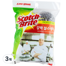 스카치브라이트 스테인레스 철수세미, 5개입, 3개