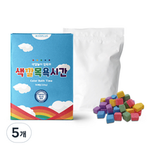 미스플러스 색깔목욕시간 유아 입욕제, 220g, 5개